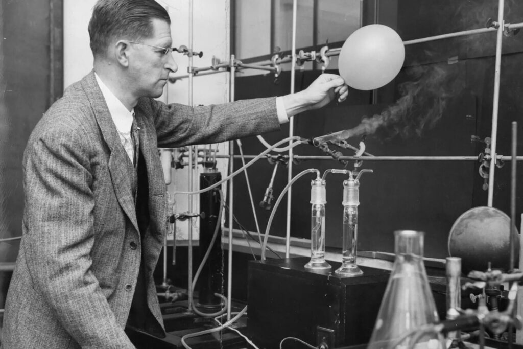 A.J. Haagen-Smit, a Dutch-born chemist at Caltech